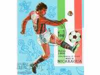 1986. Nicaragua. Cupa Mondială, Mexic '86. Block.