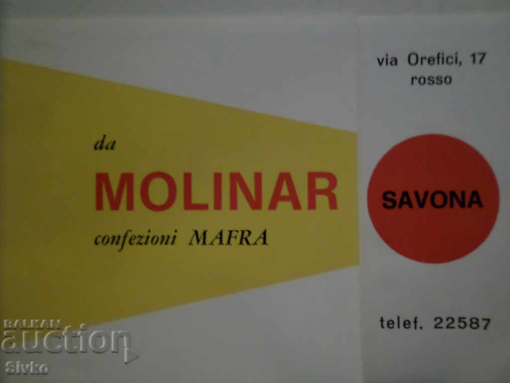 Broșură de publicitate MOLINAR 3