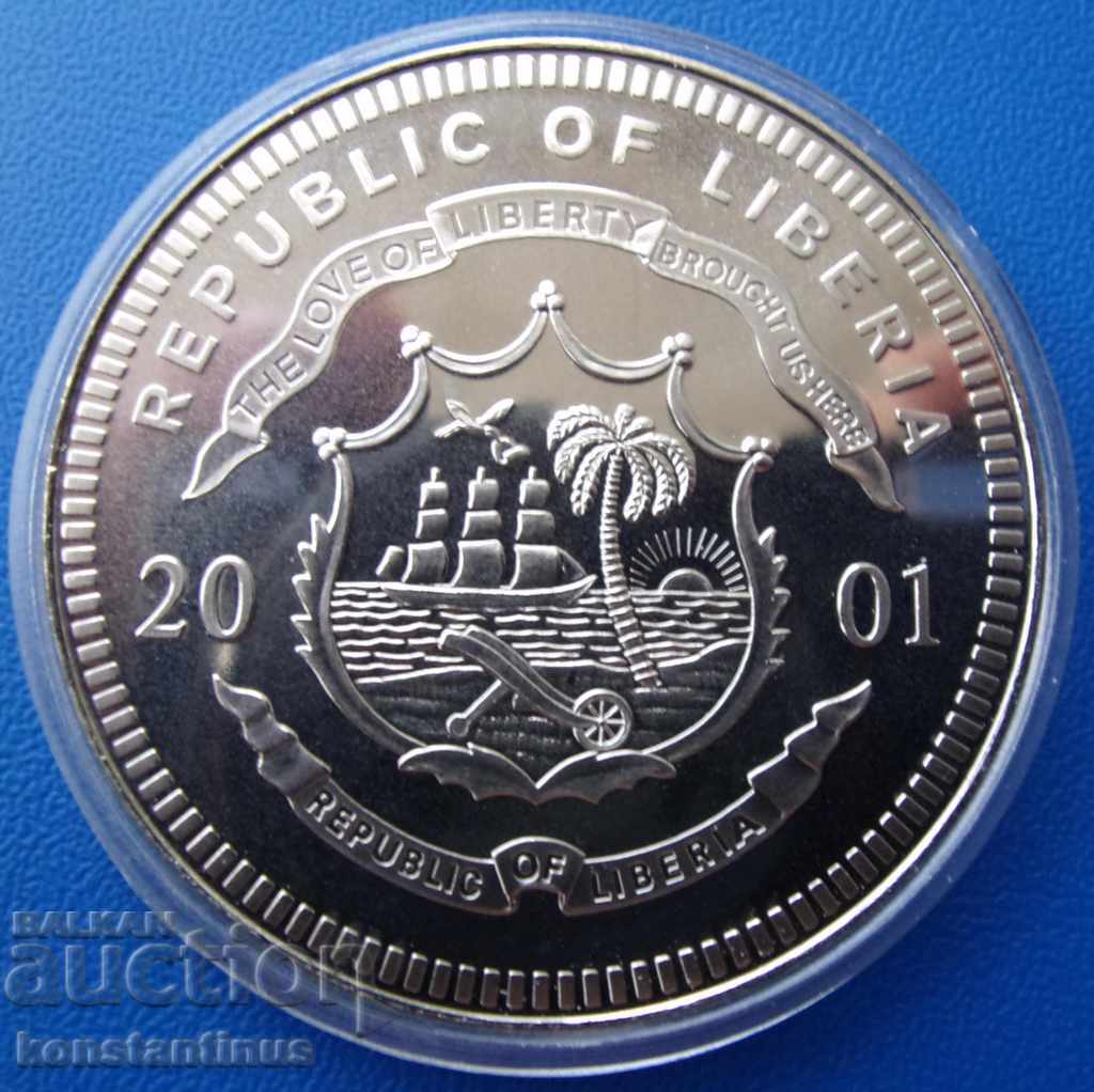 Liberia 5 dolari 2001 PROOF UNC cu preț € 17.90 | 35.01 BGN