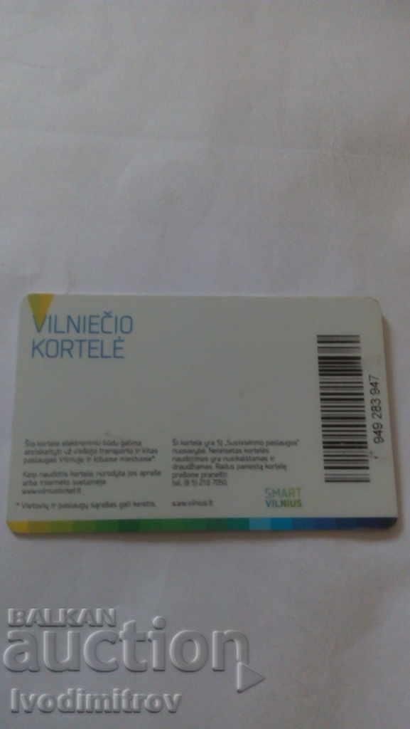 Map Smart Vilnius with price 0.45 BGN | € 0.23