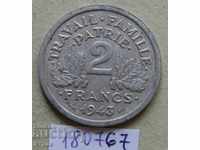2 franc 1943 France