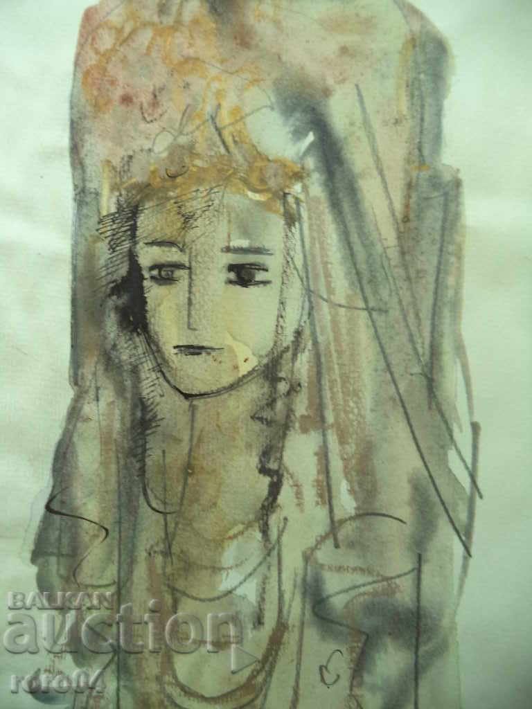 GOLDEN DANUBE (1927 - 1997) "MOMA" - AQUAREL with price € 399.99 | 782.31 BGN