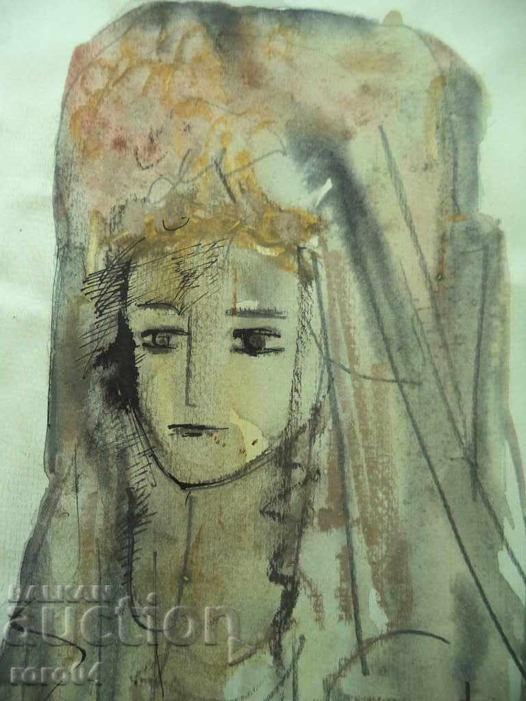 ΧΡΥΣΟΣ ΔΟΥΝΑΣ (1927 - 1997) "MOMA" - AQUAREL ΧΡΥΣΟΣ ΔΟΥΝΑΣ (1927 - 1997) "MOMA" - AQUAREL