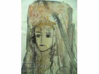 GOLDEN DANUBE (1927 - 1997) "MOMA" - AQUAREL