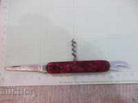 Knife with a corkscrew from the Sauce Plant "Sapp and hammer - V.Tarnovo"