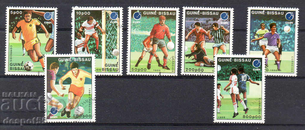 1988. Γουινέα Μπισσάου. Ευρωπαϊκό ποδοσφαιρικό κύπελλο - Γερμανία '88.