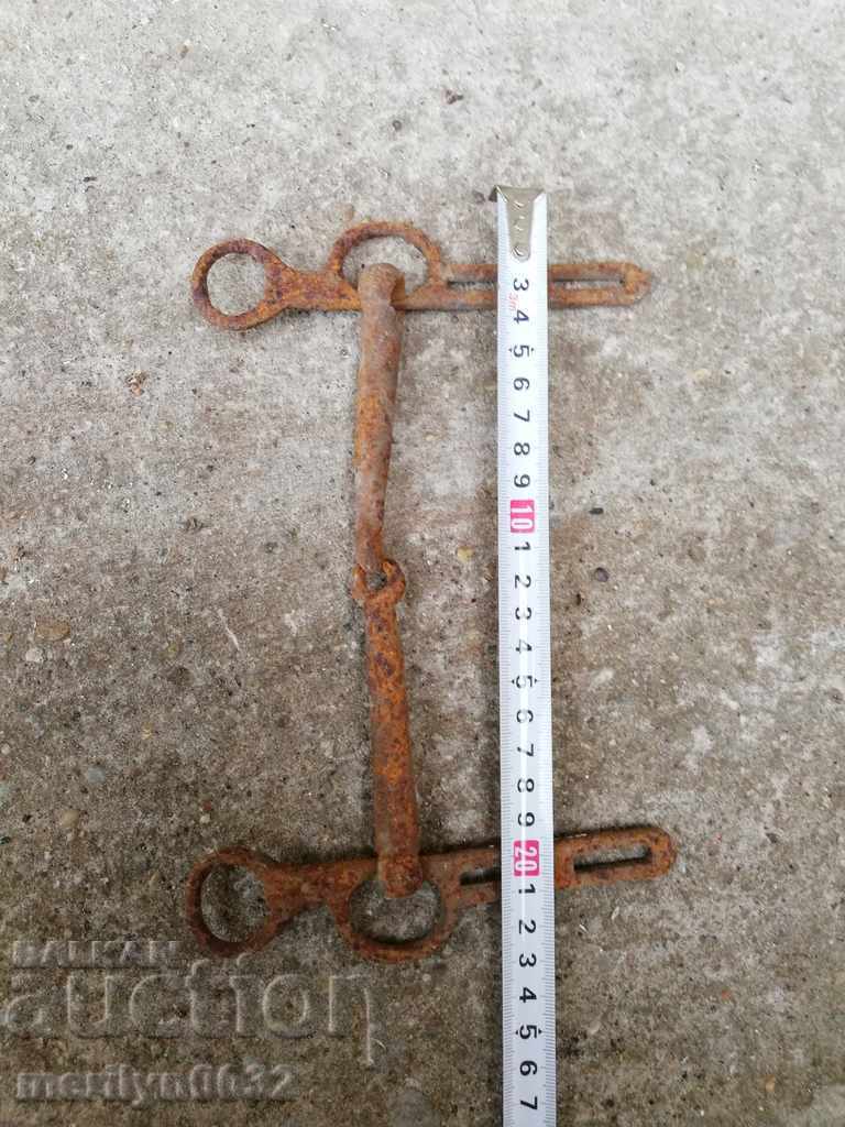 An old forged bridle reins wrought iron, a harness - 6 An old forged bridle reins wrought iron, a harness - 6