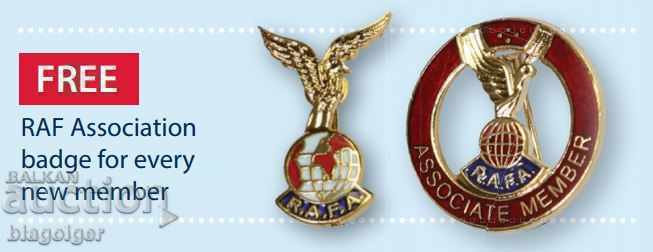 Delivery of ROYAL AIR FORCE ASSOCIATION MEMBERSHIP BADGE Delivery of ROYAL AIR FORCE ASSOCIATION MEMBERSHIP BADGE