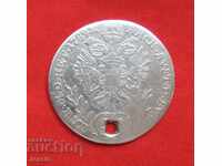 20 Kreuzer Austro-Ungaria 1789 H Argint -Iosif al II-lea