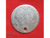 20 Kreuzer Austria-Hungary 1789 H Silver -Joseph II