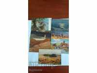 Postcard, cards, correspondence