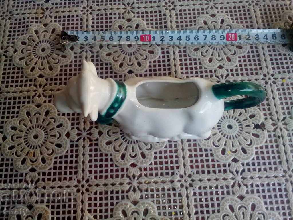 An old porcelain jug for cream or milk. with price 12.00 BGN | € 6.14