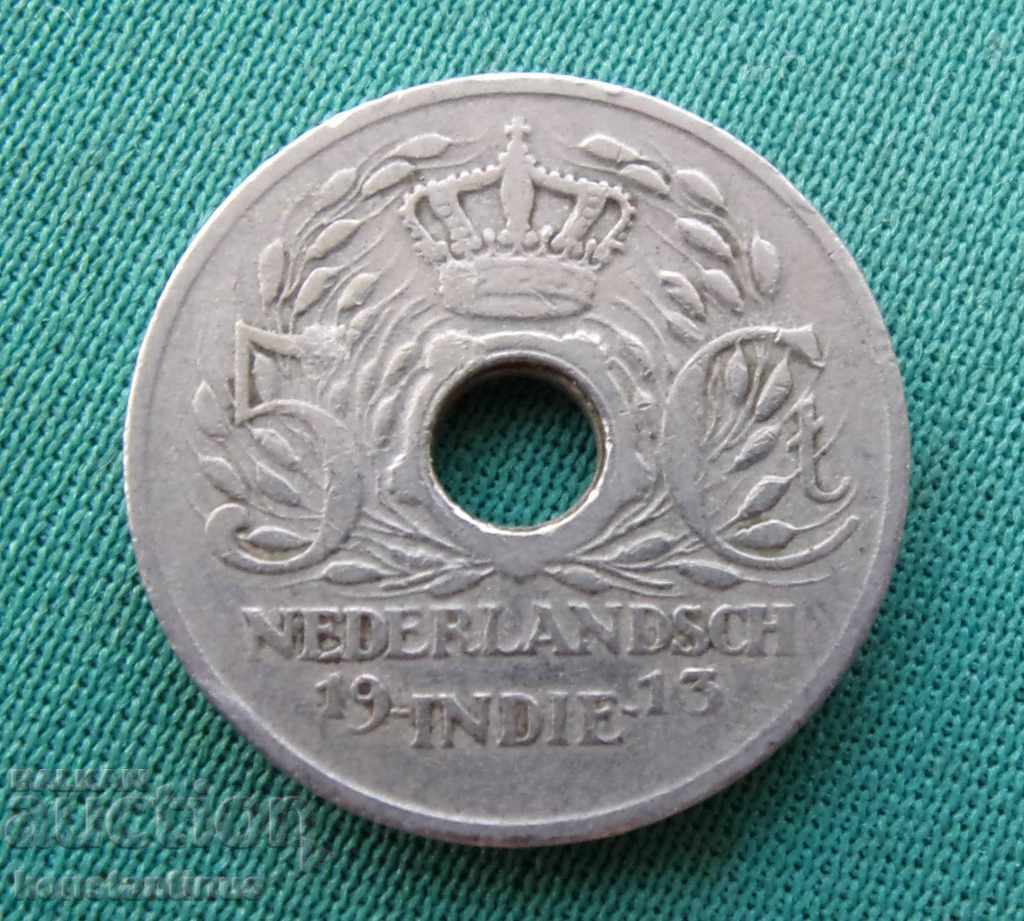 Hiddlerland India 5 Cent 1813 Rare