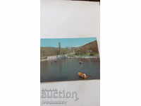 Пощенска картичка Сандански Езерото в парка 1987