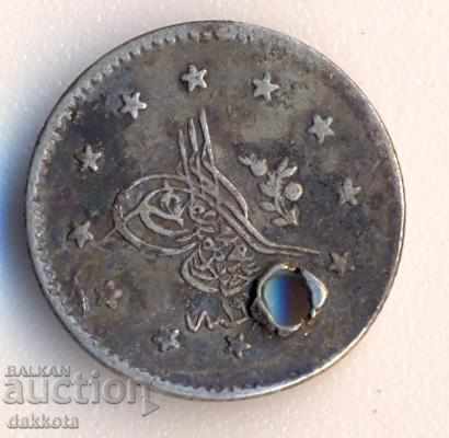 Τουρκία κουρούς 1857, ασήμι, R! με τιμή 10.00 BGN | € 5.11