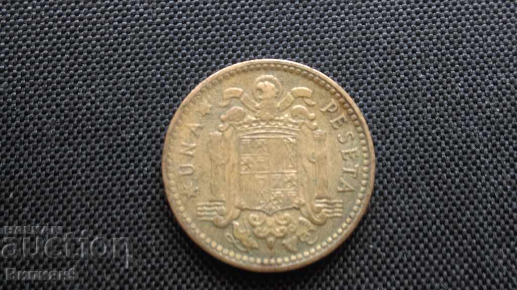 1 pesetas Spain 1953
