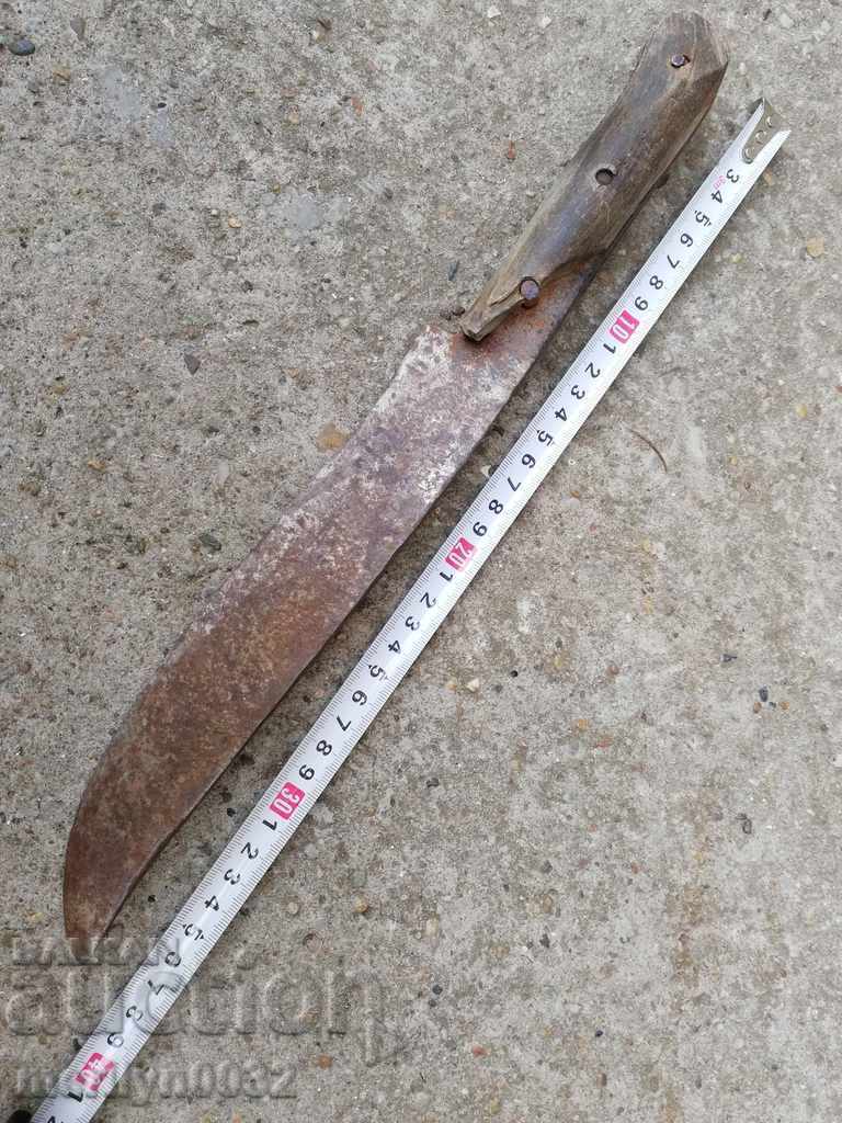 An old knife with buffalo horns without a karaoke karaoke, a dagger - 7