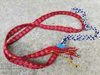 Old hand-woven sash sash belt costume