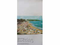 Postcard Drujba Beach 1982