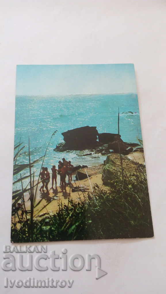 Пощенска картичка Варна Курорт Чайка 1973