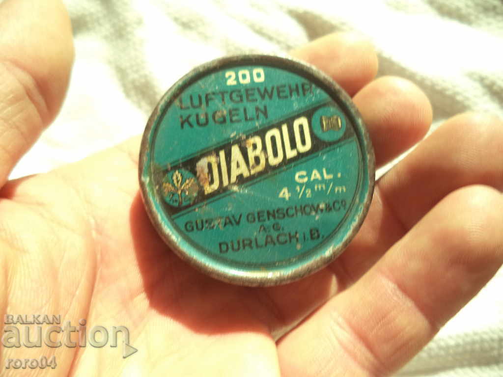 OLD GERMAN DIABOLO HUNTING BOX BOX - WW II with price 20.00 BGN | € 10.23 OLD GERMAN DIABOLO HUNTING BOX BOX - WW II with price 20.00 BGN | € 10.23