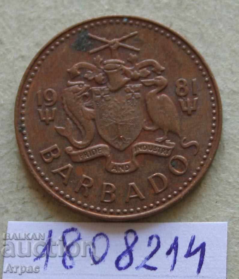 1 цент 1981 Барбадос