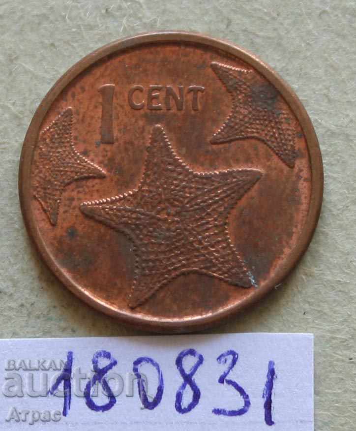 1 cent 2009 Bahamas