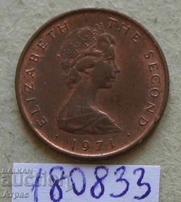 1/2 penny 1971 Insula Man