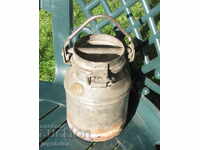 rar vechi antic metal cositorit vas cana bere