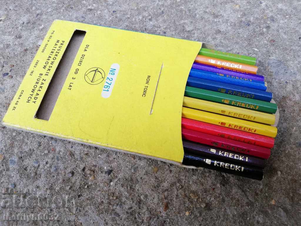 Auction  Box pencils from pencil tweezers 12 pieces