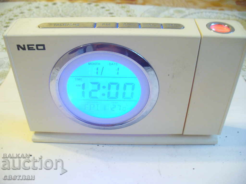 Radio Clock Laser - 5 Radio Clock Laser - 5
