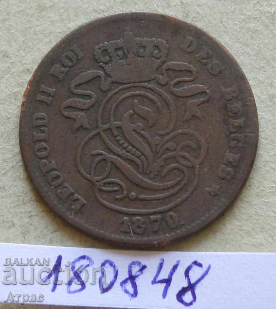 2 εκατοστά 1870 Βέλγιο με τιμή € 0.66 | 1.29 BGN