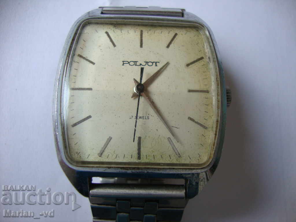 Men's wristwatch Poljot with price 15.00 BGN | € 7.67 Men's wristwatch Poljot with price 15.00 BGN | € 7.67