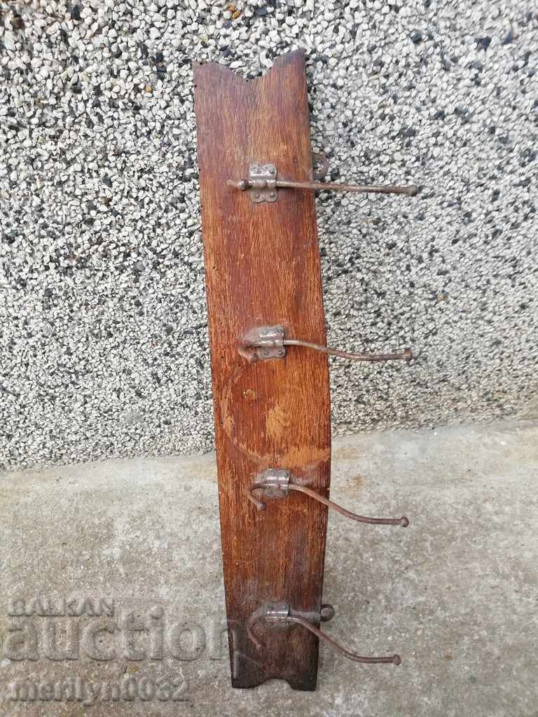 Old bourgeois hanging wooden wrought iron - 6 Old bourgeois hanging wooden wrought iron - 6