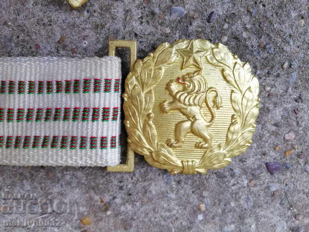 Military parade belt, scarf with blach - BNA - 7 Military parade belt, scarf with blach - BNA - 7