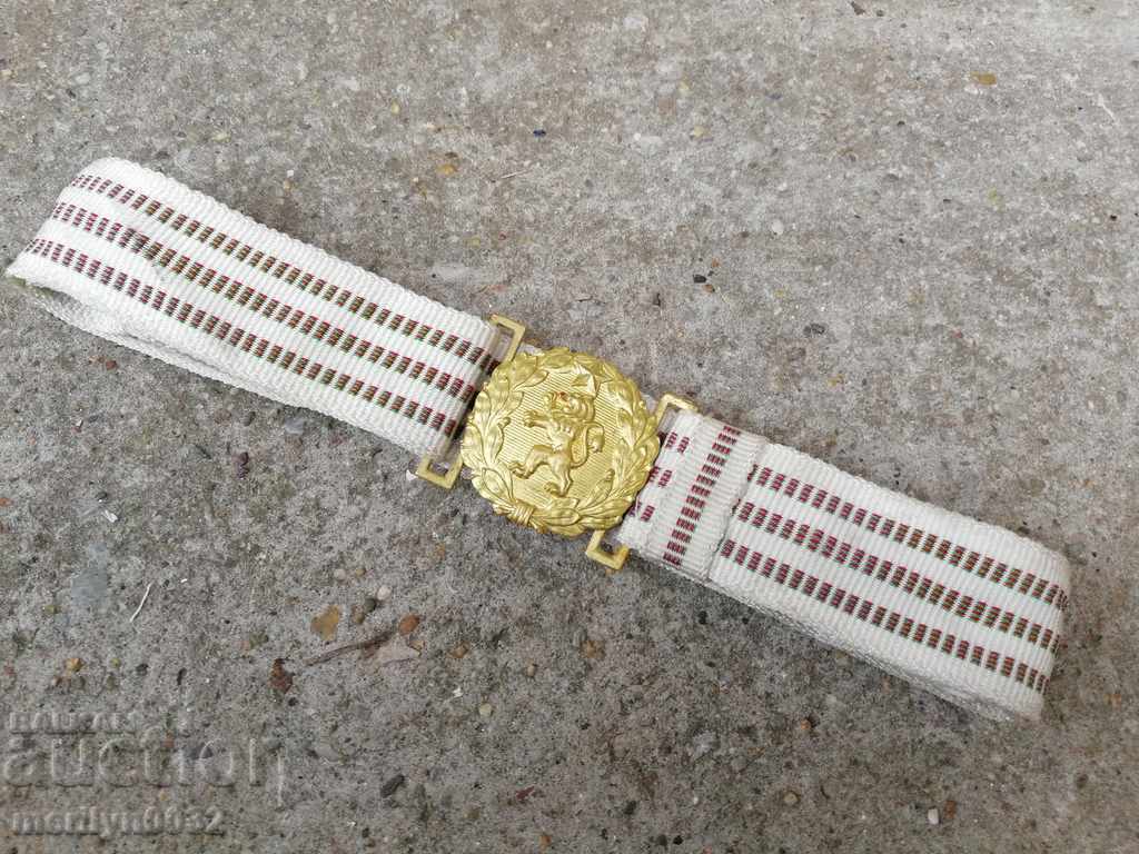 Military parade belt, scarf with blach - BNA Military parade belt, scarf with blach - BNA