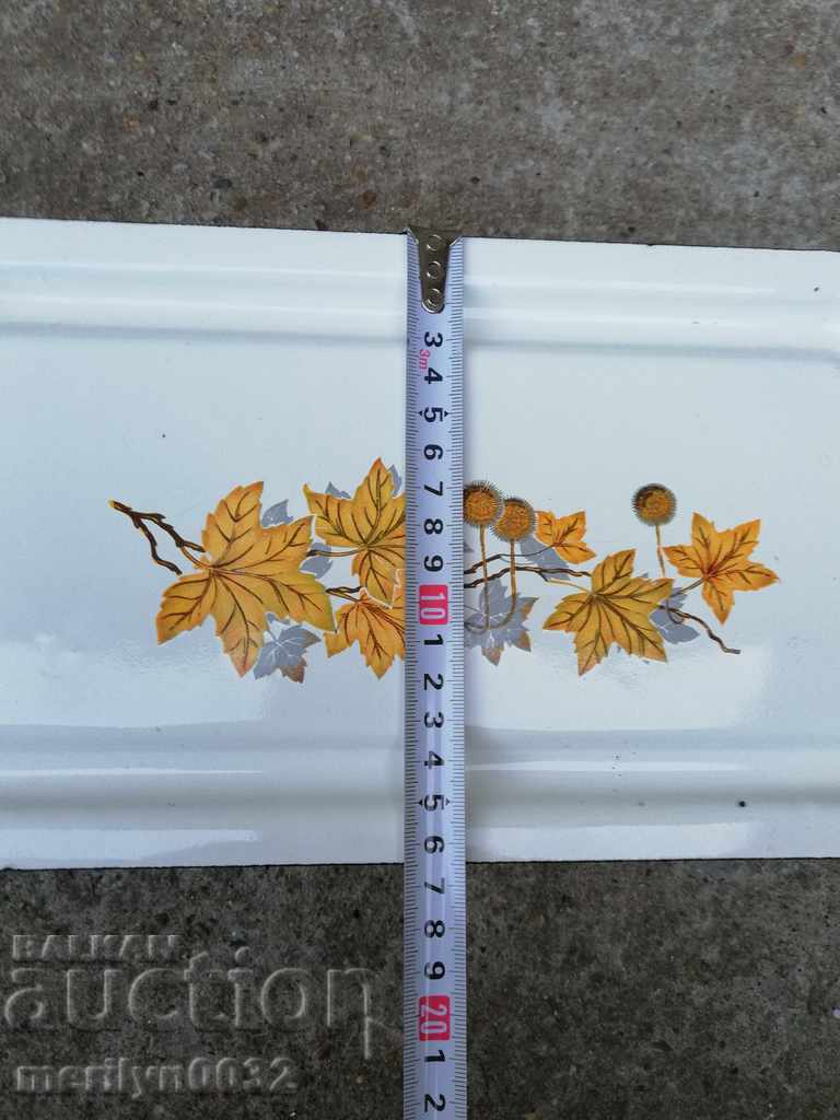 Old food container enameled vessel enamel - 5