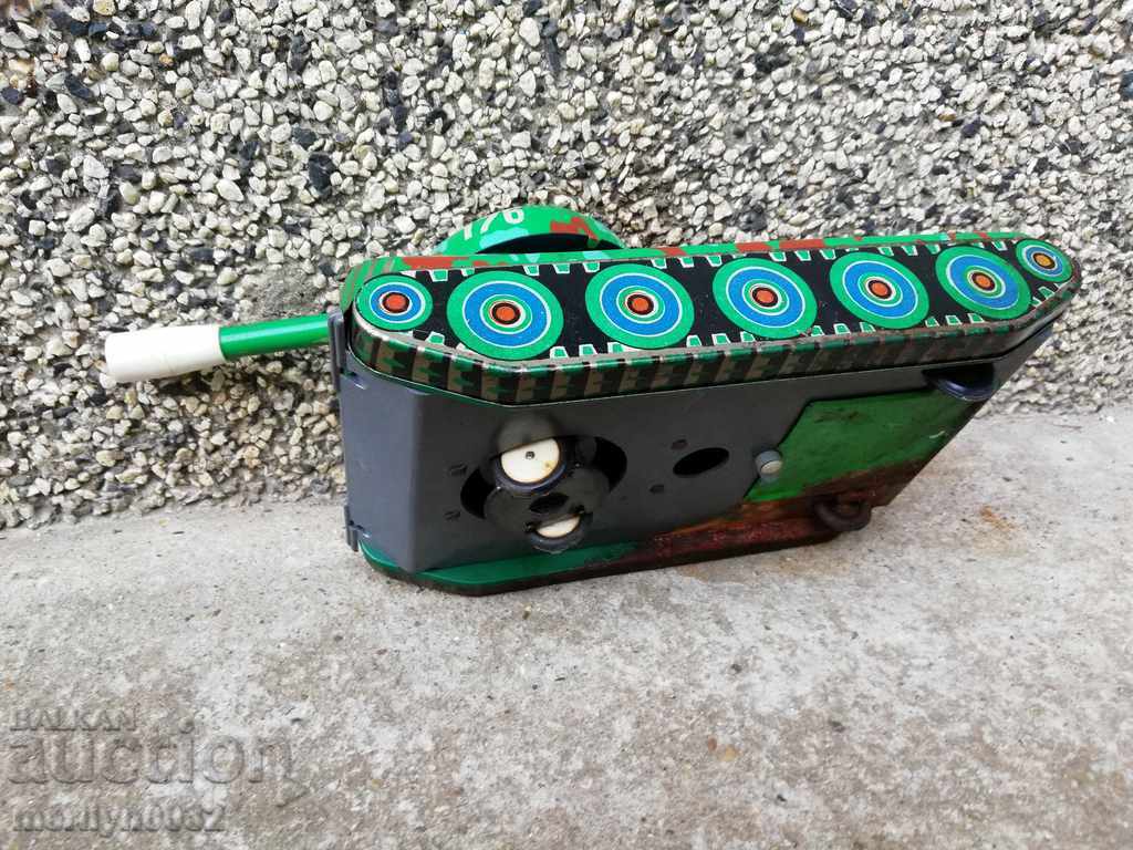 Licitație Jucărie tanc din tablă pentru copii, URSS Licitație Jucărie tanc din tablă pentru copii, URSS