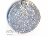 Турция 10 пари 1821 година, сребро, гр.1,10