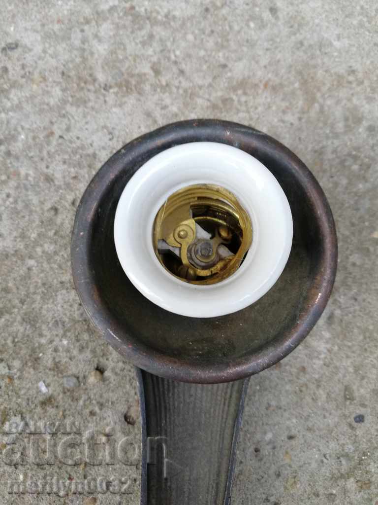 Delivery of Old porcelain socket lamp lantern chandelier lampshade 1920