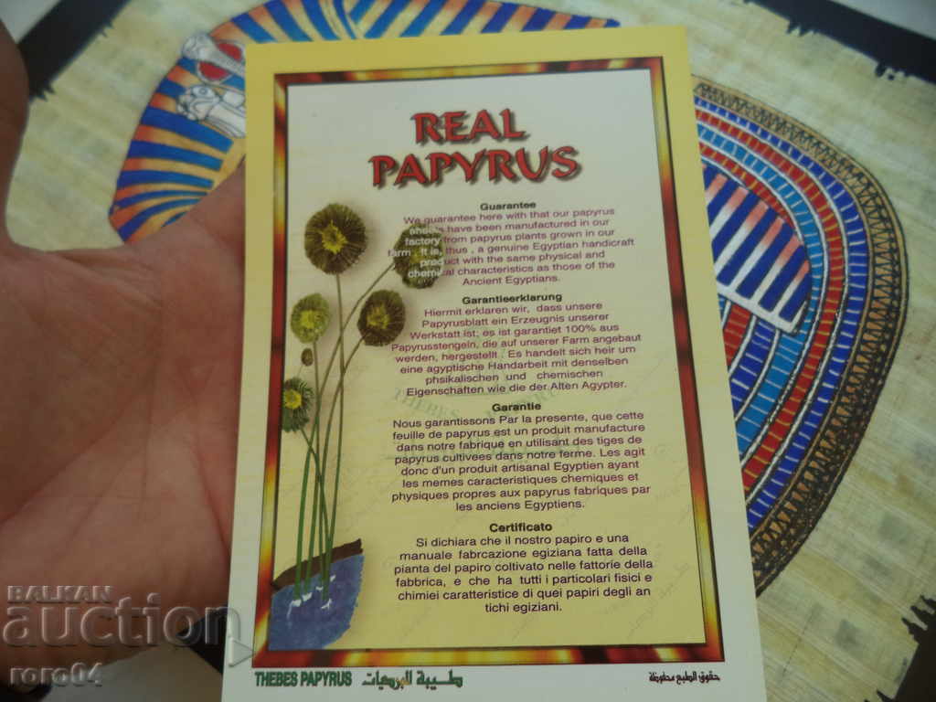 PAPIRUS - EGIPT - 6