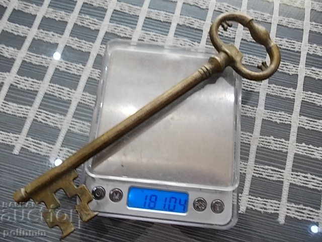 Auction Large bronze key Auction Large bronze key