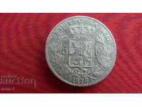 Belgium 5 Francs - 1873