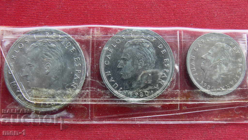 Auction PESETS SPAIN 1980 - 1982 UNC Auction PESETS SPAIN 1980 - 1982 UNC