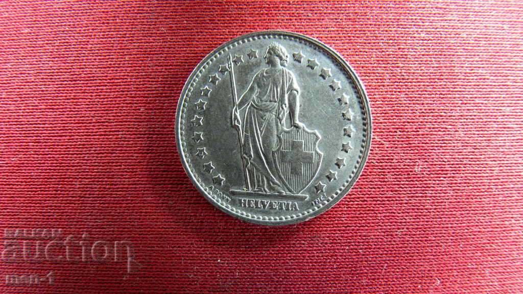 1 FRANK 1969 YEAR / SWITZERLAND with price 2.00 BGN | € 1.02 1 FRANK 1969 YEAR / SWITZERLAND with price 2.00 BGN | € 1.02