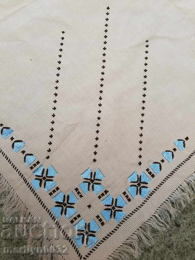 Carton brodat vechi, fețe de masă, mei, broderie bulgară - 5