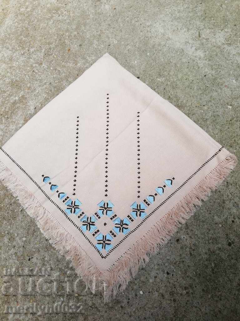 Carton brodat vechi, fețe de masă, mei, broderie bulgară - 6