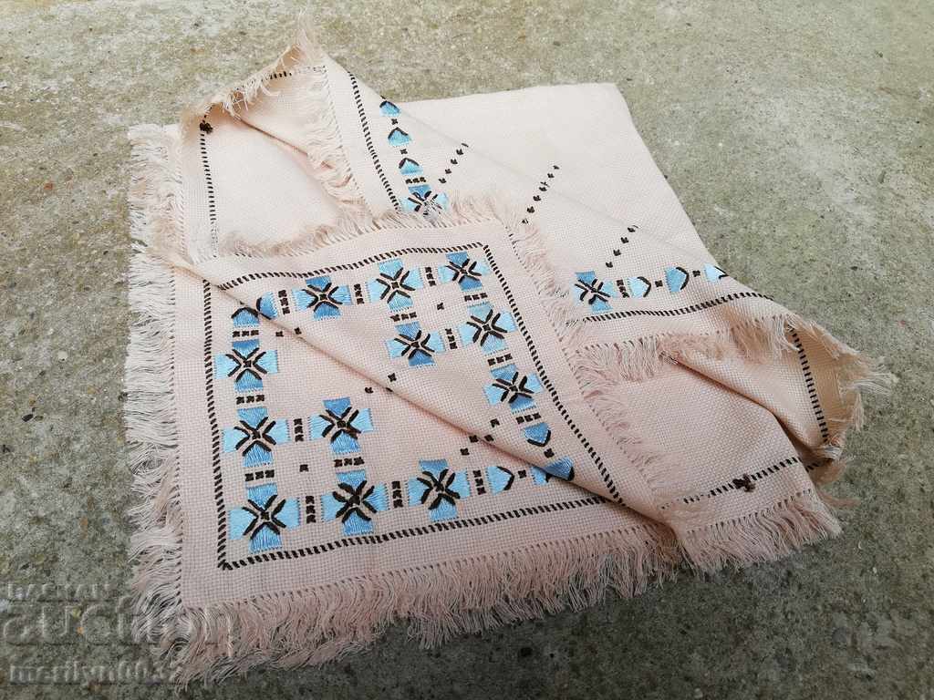 Carton brodat vechi, fețe de masă, mei, broderie bulgară - 7