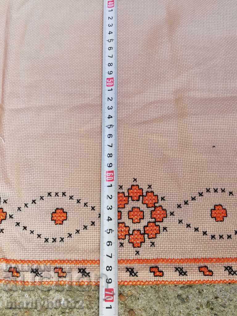 Old embroidered cardboard, tablecloth, millet, Bulgarian embroidery - 5 Old embroidered cardboard, tablecloth, millet, Bulgarian embroidery - 5