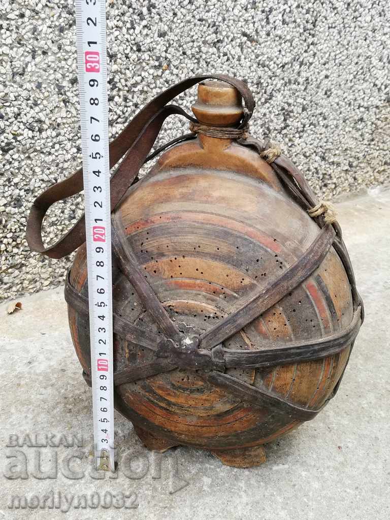 Painted cracker, wooden bucket - 5 Painted cracker, wooden bucket - 5